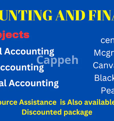 I will be your accounting and finance tutor online