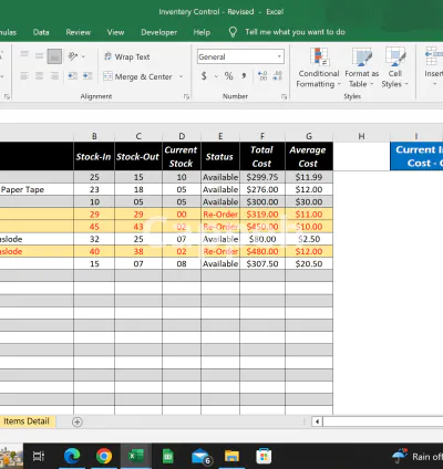 I will make custom inventory management system in google sheets
