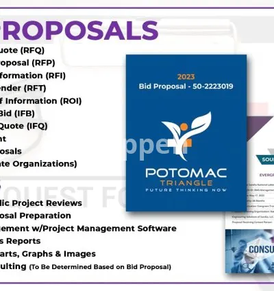 I will prepare a rfp rfq rfi sources sought bid proposal