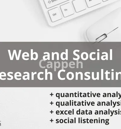 I will do web and social research consulting, analysis, and QA