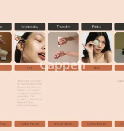 I will create a content calendar to supercharge your brand