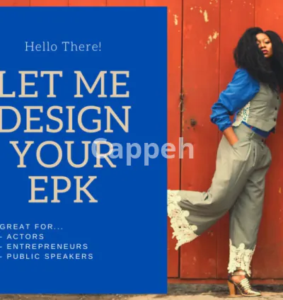 I will create an electronic press kit for your brand