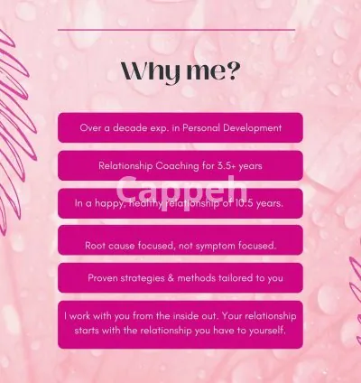 I will be your private relationship coach and couples counsellor